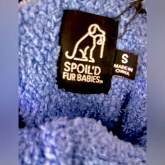 Snowflake Fair Isle Dog Sweater Hoodie Size Small - Picture 5 of 5